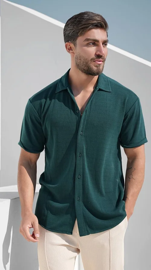 پیراهن مردانه مراکشی ساده کد 0217400127